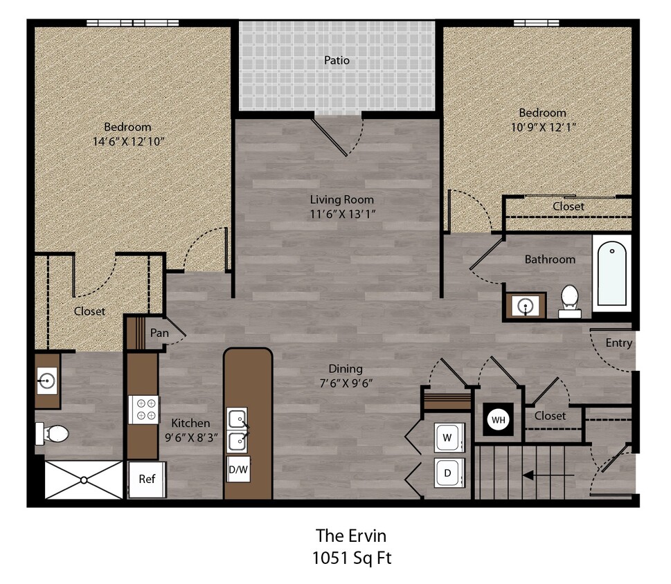 Floor Plan - The Ervin
