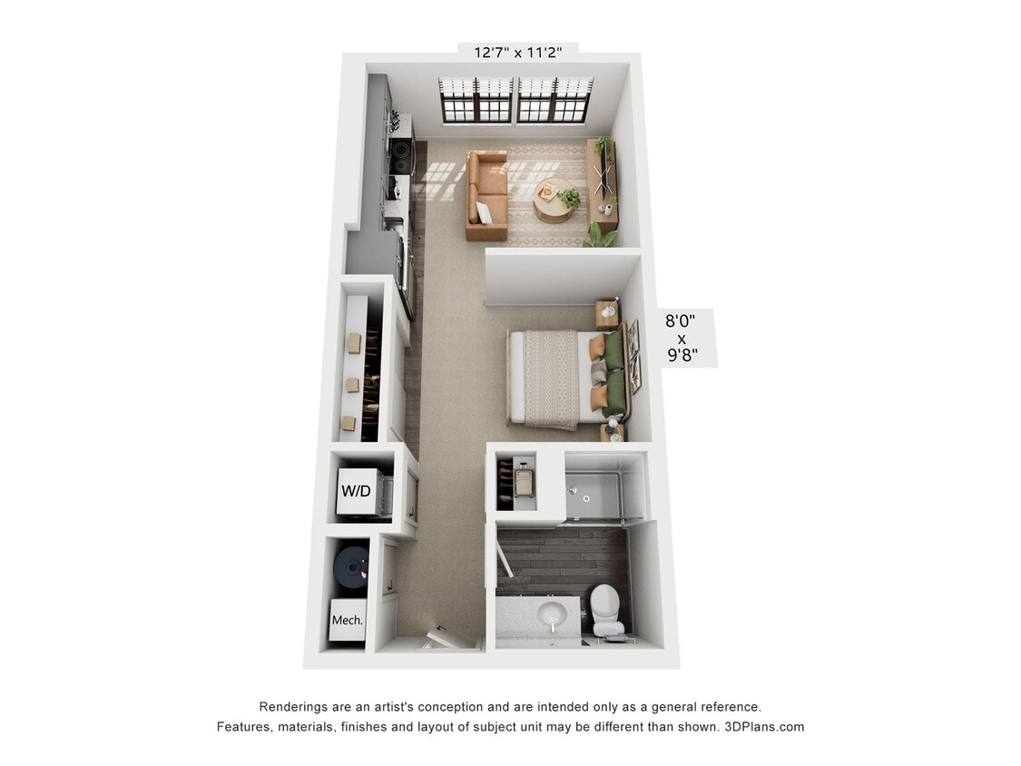 Studio | 508 sqft - Studio | 508 sqft