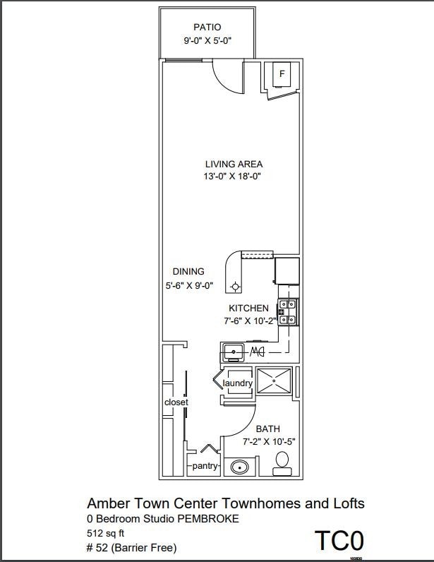 Floor Plan - Studio