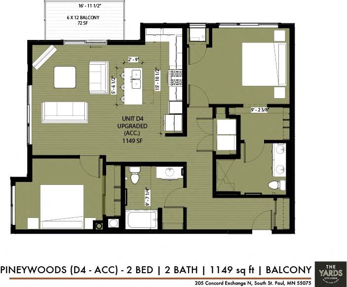Floor Plan - Pineywoods (D4) - ACC