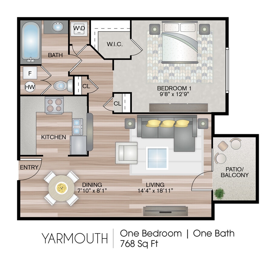 768 Square Feet - Yarmouth