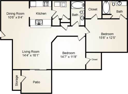 Floor Plan - B2 - Brighton