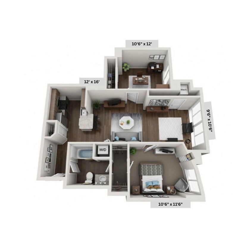 Floor Plan - Lexington - Den