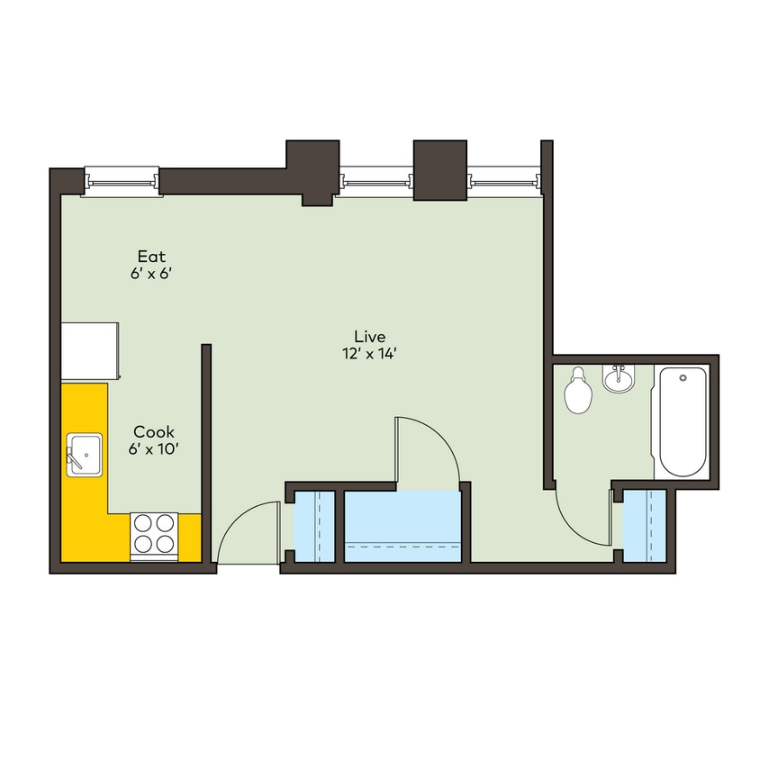 Floor Plan - 301w-0bd