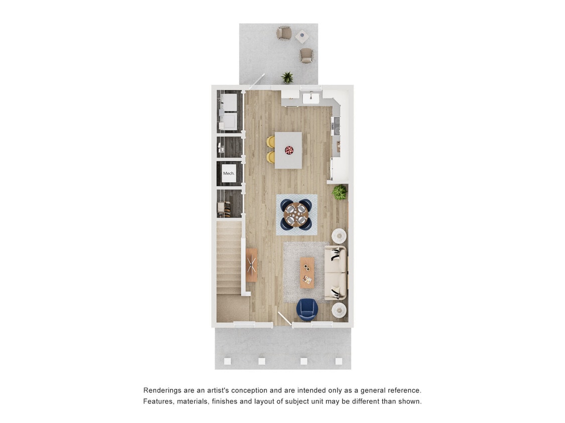 Floor Plan - Townhome THA
