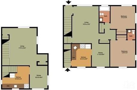 Floor Plan - 2 bedroom 