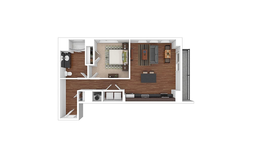 Floor Plan - A21 - The Garland