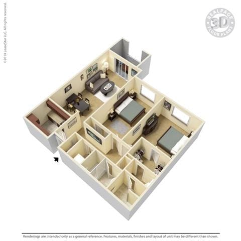 Floor Plan - B1 Renovated