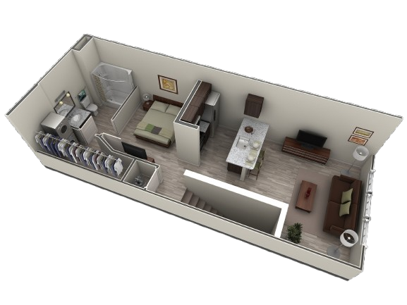 Floor Plan - Studio Grand Overlook