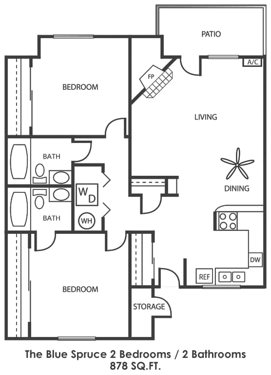 The Blue Spruce - Blue Spruce W/D Renovated Plus