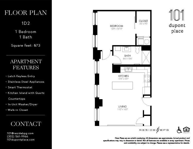 Floor Plan - 1D2