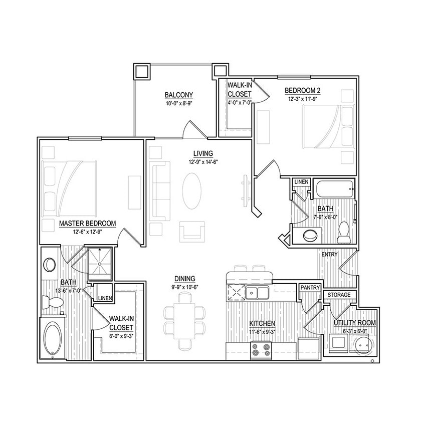 Floor Plan - Chateaux II