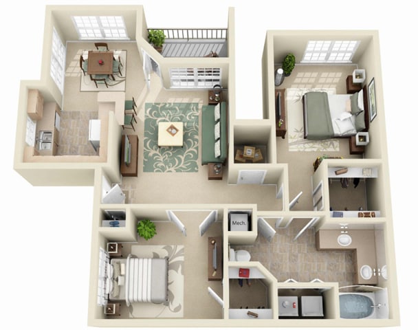 Floor Plan - The Cypress