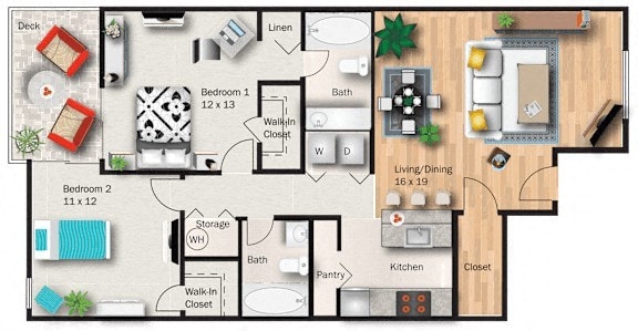 Floor Plan - Redwood