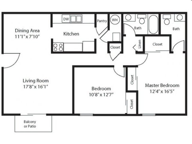 2BR/1.5BA - B3R South