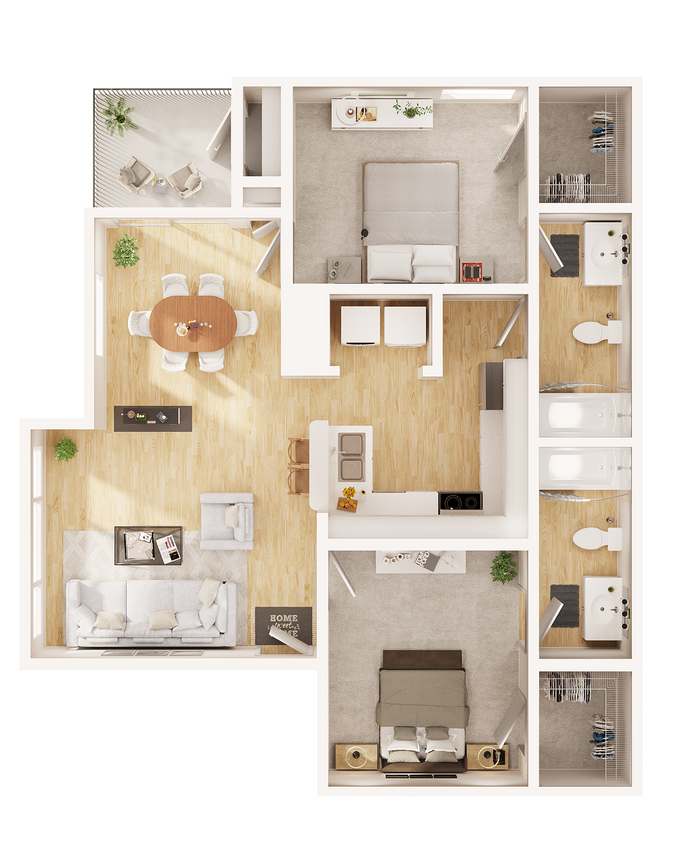 Anson at the Lakes - B3 Floor Plan - B3