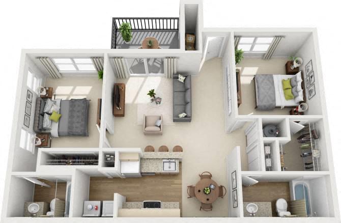 Floor Plan - 2B