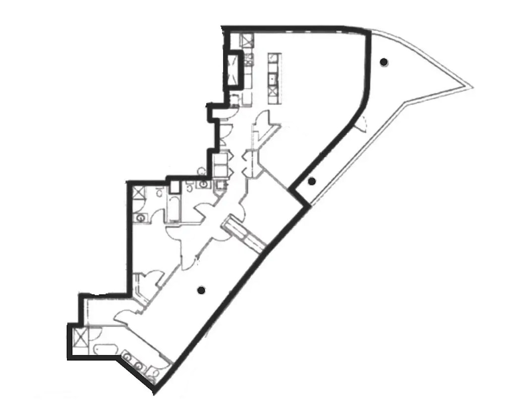 Floor Plan - 4x3D Penthouse A