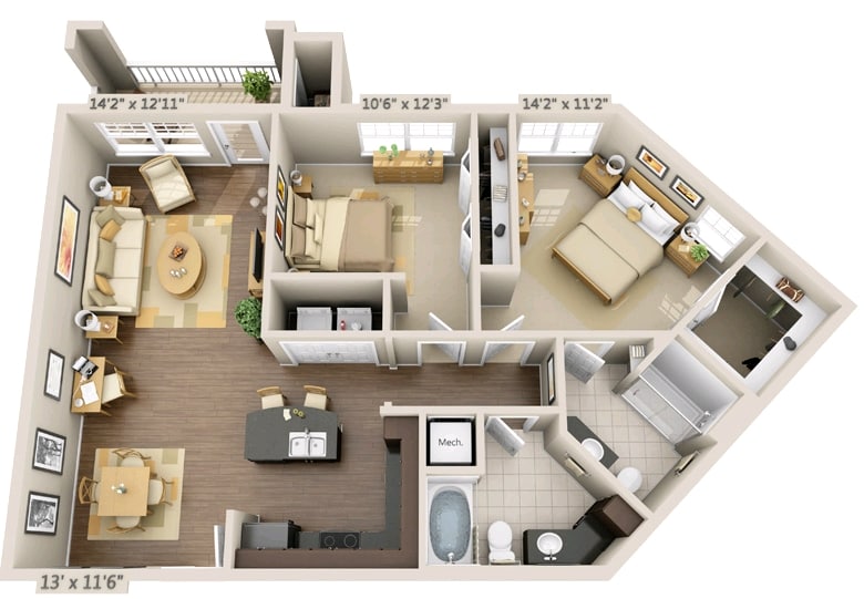 2BR/2BA - Deer Trail