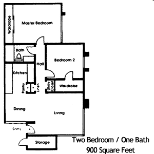 2BR/1BA - 2bed 1bath