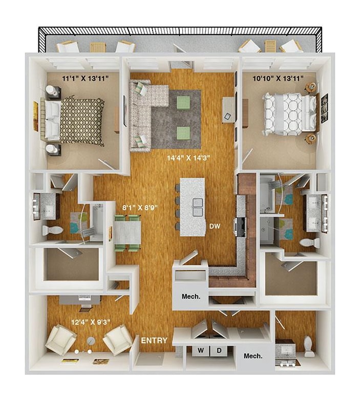 Floor Plan - B5D
