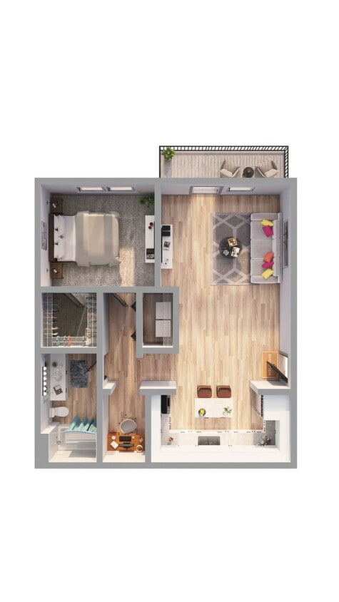 C195540_ArborPlace_3DFP_1B1B_A1_TheAthens_797sqft - A1