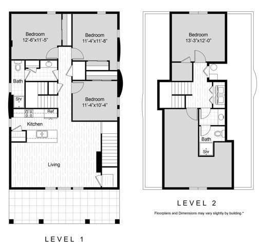 1168 sqft - 3-Bed TH