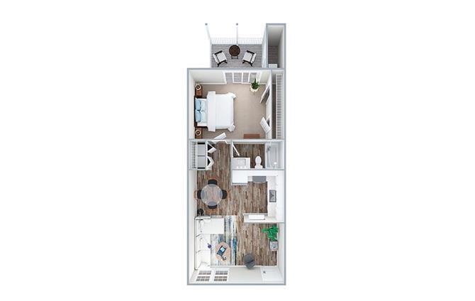 Floor Plan - A1BR