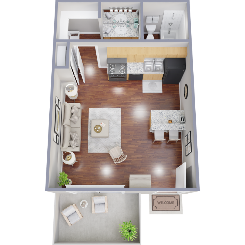 Floor Plan - Studio Upstairs 