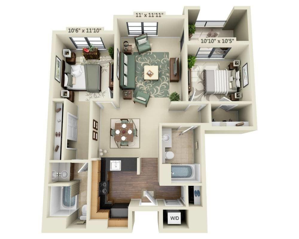 Floor Plan - Golden Gate B2A