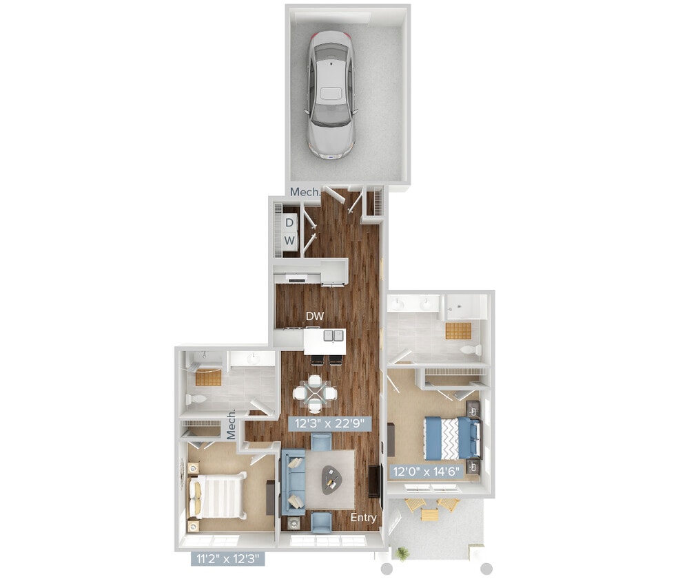 Floor Plan - B1-HP-1166