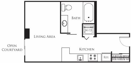 Floor Plan - Micro Studio - A7