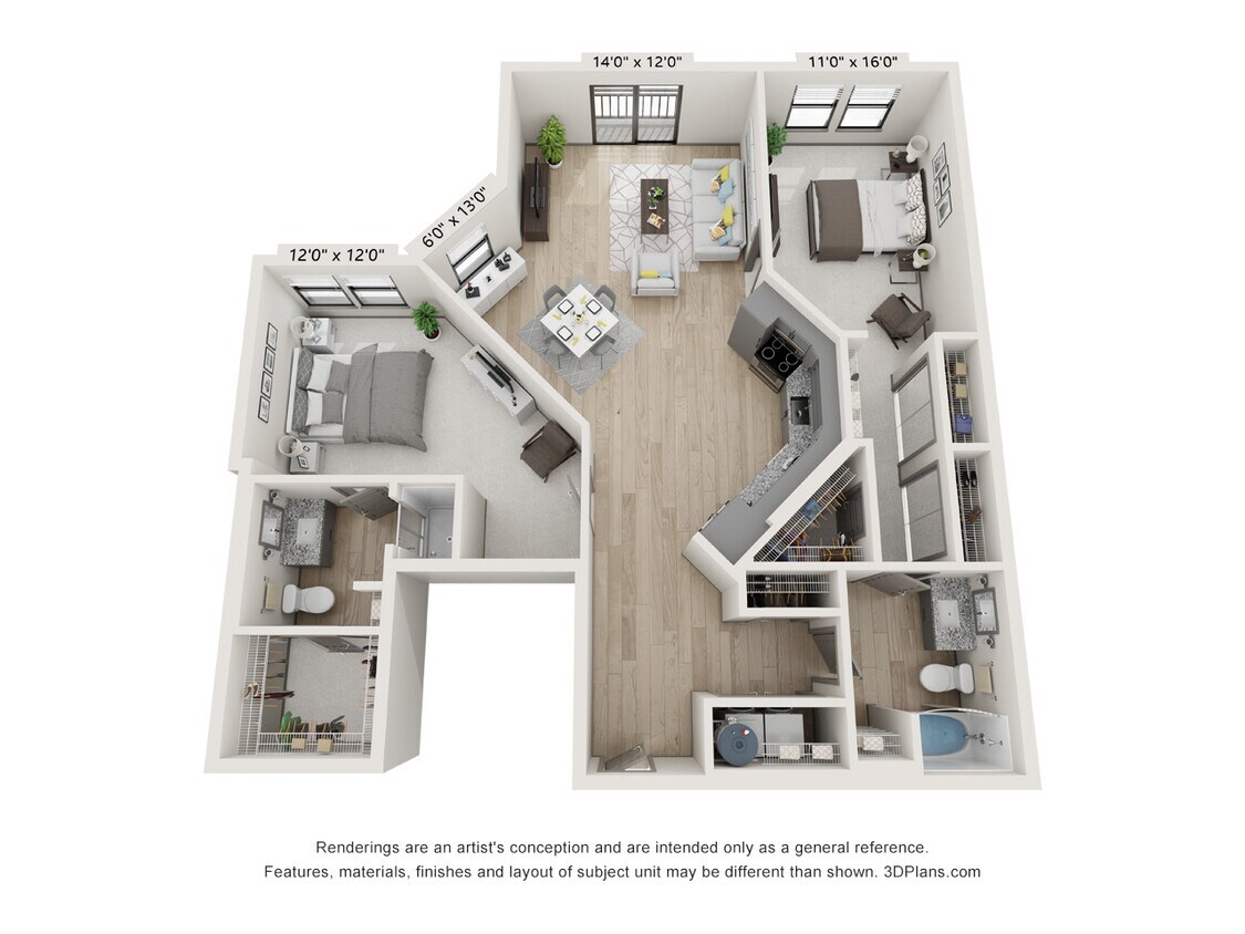 Floor Plan - The Harrison - B5