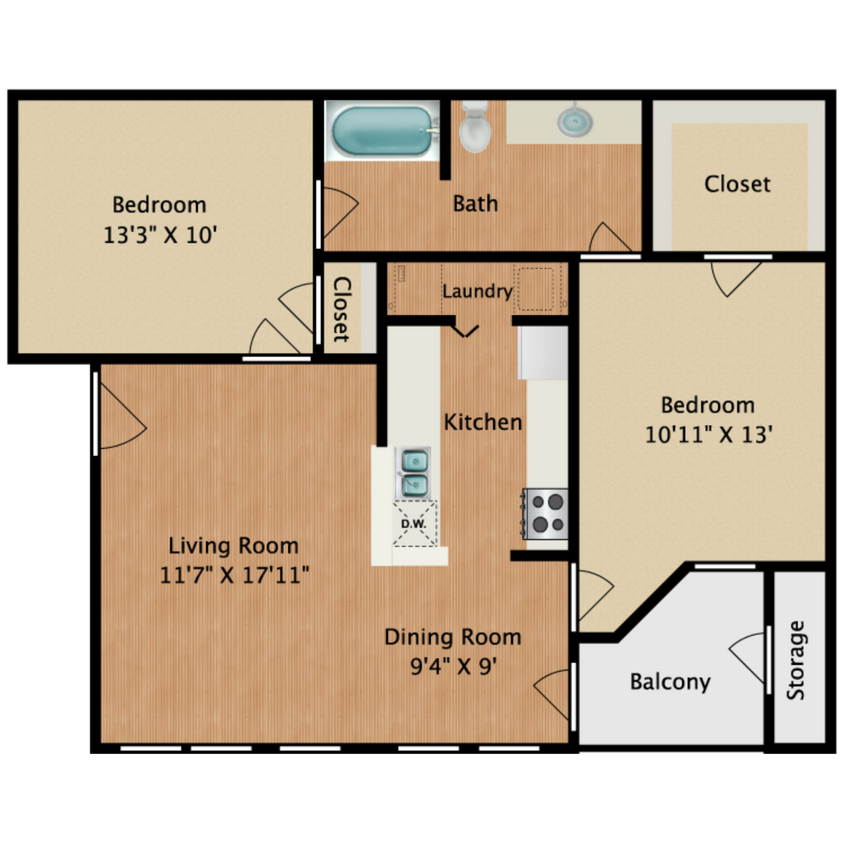Floor Plan - Bolivar