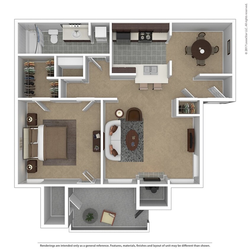Broadleaf at Holcomb - A1 Floor Plan - A1
