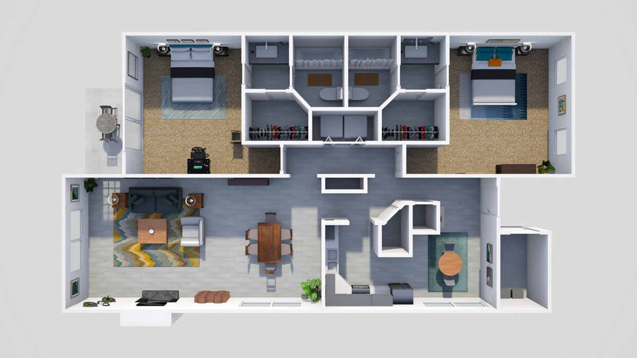 Floor Plan - Garden Apartment