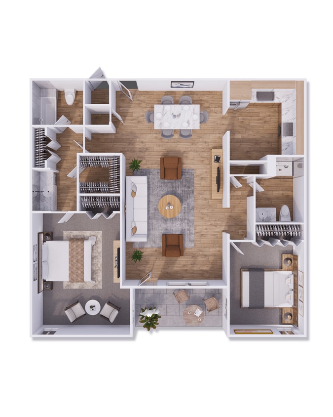 Floor Plan - South A9 Den