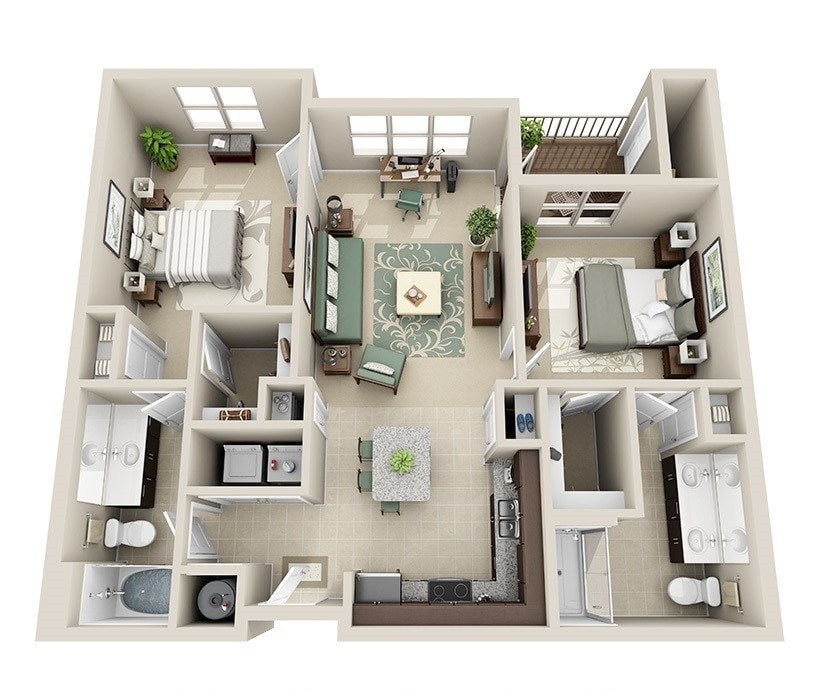 Junction Six Forks - Manteo - 2 Beds - 2 Baths - 1054 Sq. ft. - Manteo