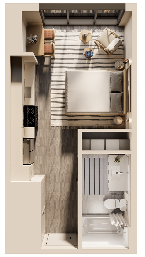 Floor Plan - East Studio on Promenade A