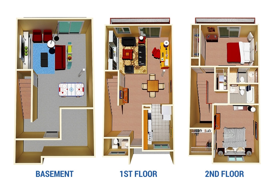 Floor Plan - TH - 2 floor - Premium 