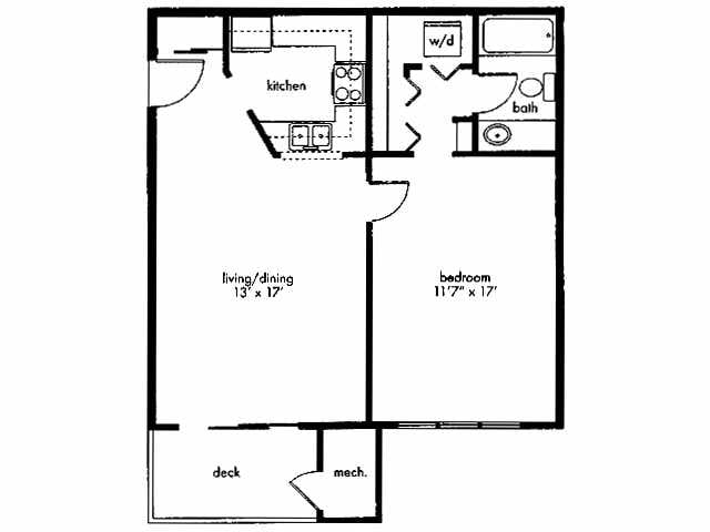 Floorplan - One Bedroom