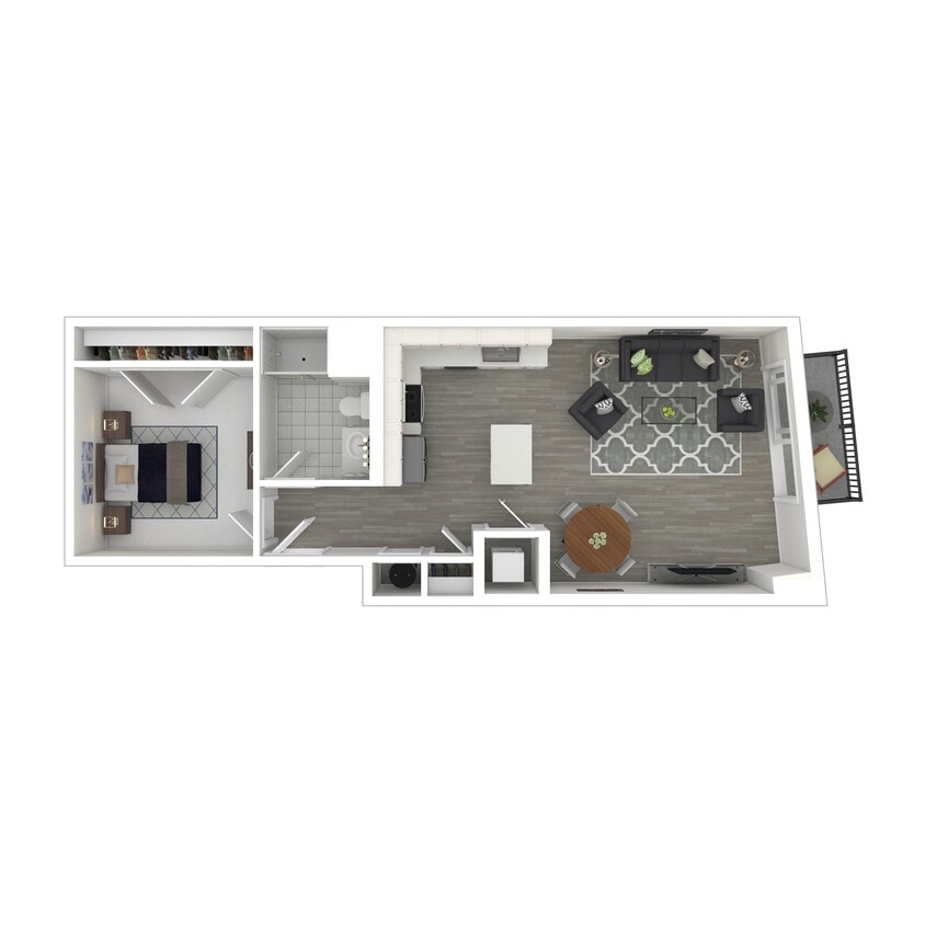 Lighthouse - 1 Bedroom - 3D Furnished - Lighthouse