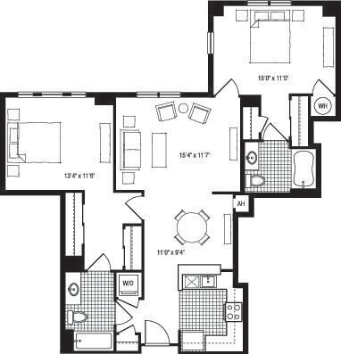 Floor Plan - 2H