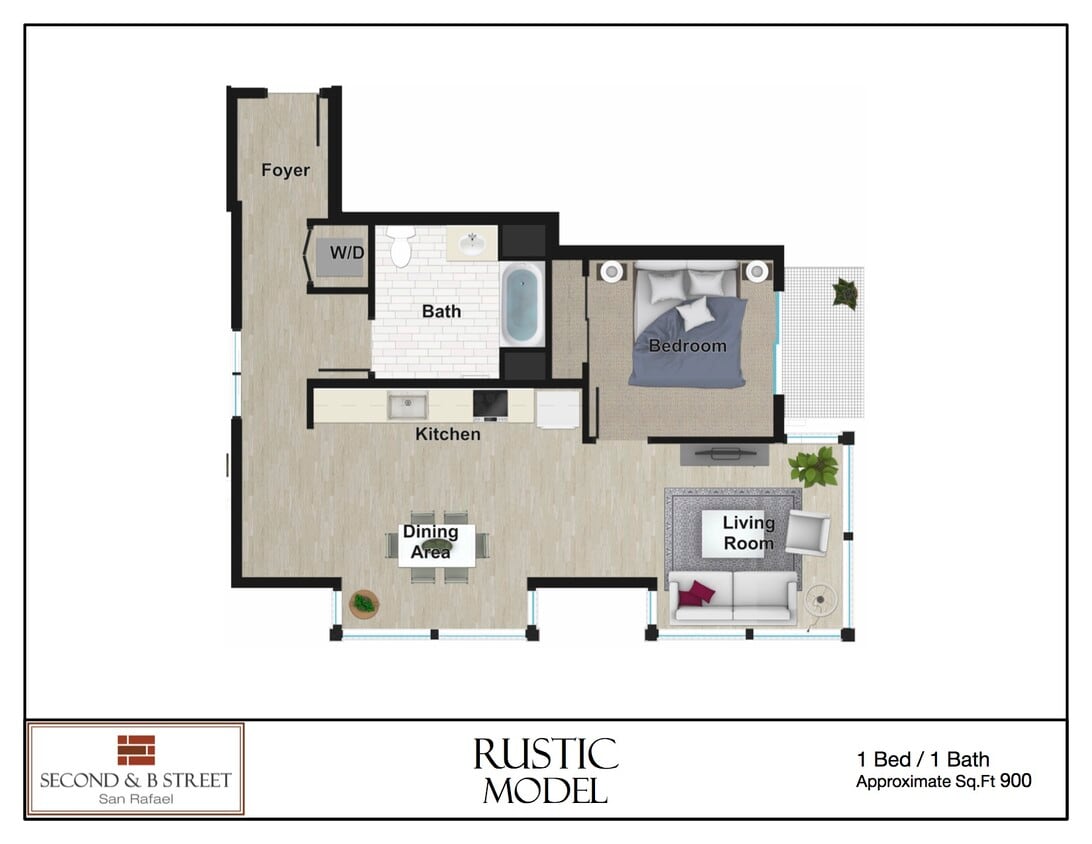 Floor Plan - Rustic Model