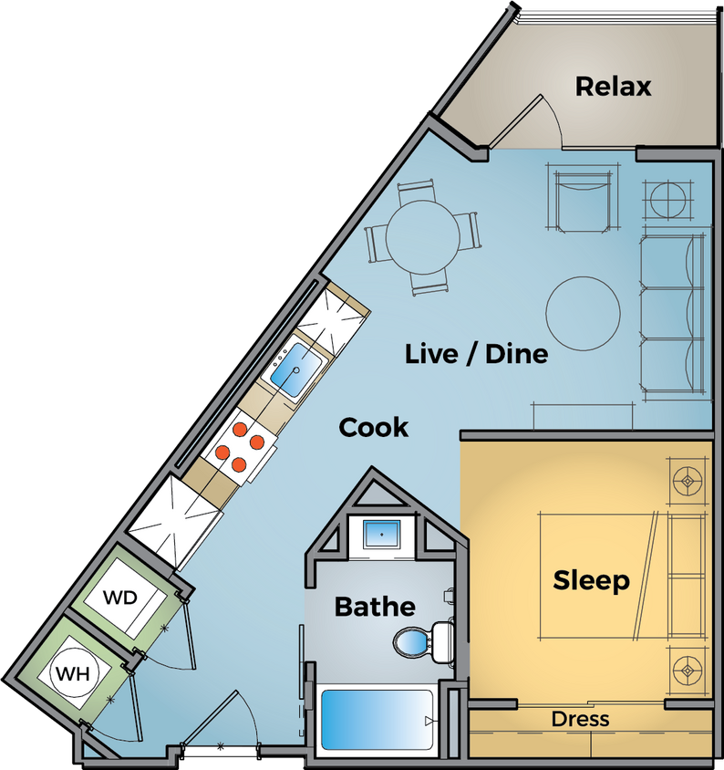 Floor Plan - Urban Flat - S2