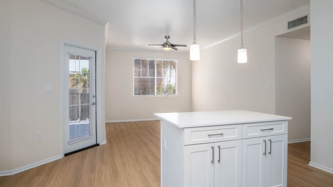 Living Room with Hard Surface Flooring - The Reserve at Empire Lakes