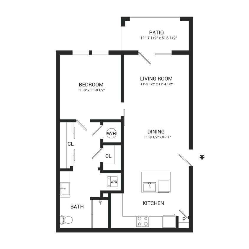Floor Plan - Caramel