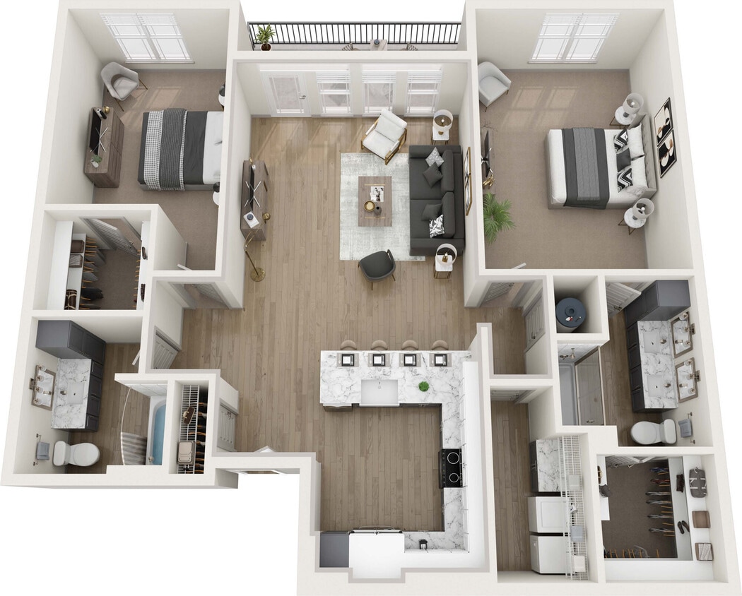 Floor Plan - Sepia