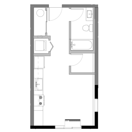 Studio C Floorplan - The LED