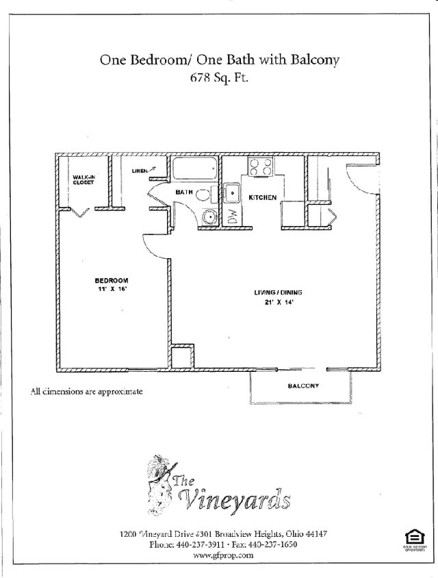 1BR/1BA - One Bedroom - Garden